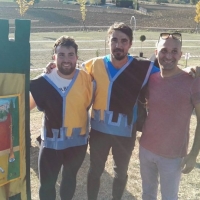 I vincitori del palio... I giostratore del rione "La Crocina"