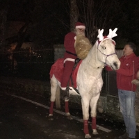 Babbo Natale e "Fiocco"