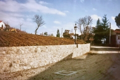 Costruzione muro di contenimento