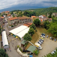 Vista dall'alto sulla Sagra della Ranocchia