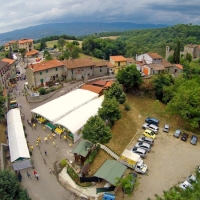 Vista dall'alto sulla Sagra della Ranocchia