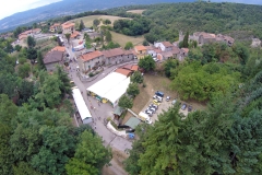 Vista dall'alto sulla Sagra della Ranocchia