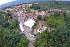 Vista dall'alto sulla Sagra della Ranocchia