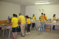 Stand nei fondi Galastri - prime edizioni Sagra della Ranocchia